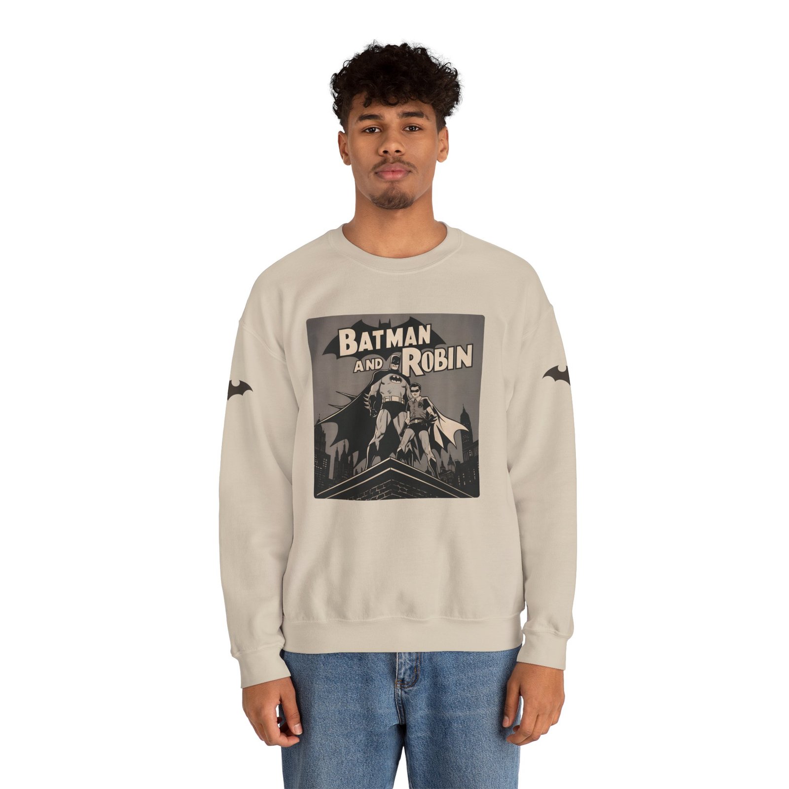 Batman and Robin Retro Sweatshirt - expressclothing.co