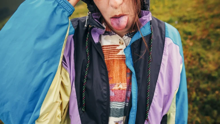 Young adult in a gorpcore outfit ideas 2026.