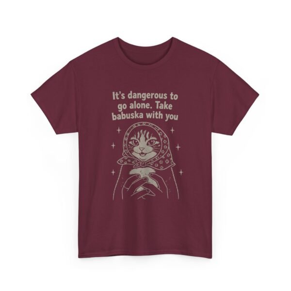 Funny Cat Babushka T-Shirt