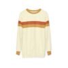 Vintage Retro Striped Women Sweatshirt