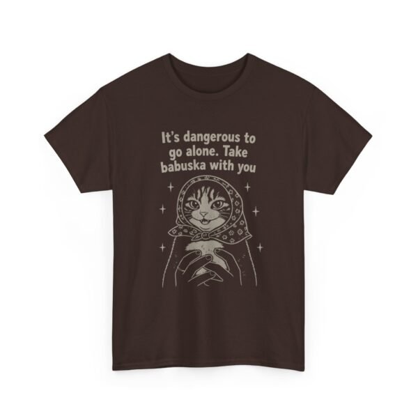 Funny Cat Babushka T-Shirt