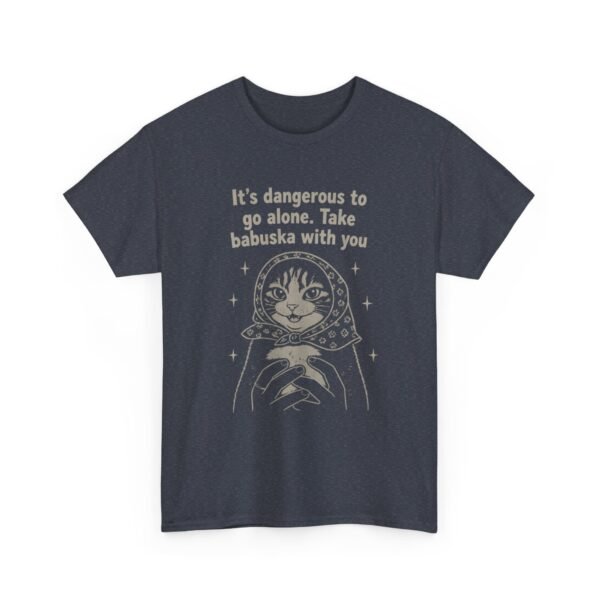Funny Cat Babushka T-Shirt