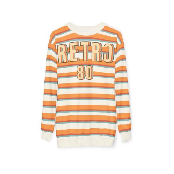 Retro 80 Striped Sweatshirt
