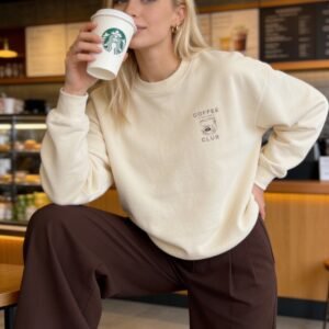 Coffee Club Sweatshirt — Cozy Crewneck for Coffee Lovers