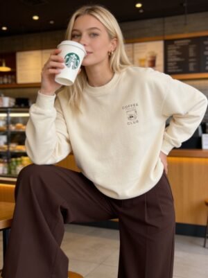 Coffee Club Sweatshirt — Cozy Crewneck for Coffee Lovers