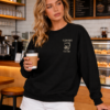 Coffee Social Club Embroidered Sweatshirt