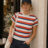 Retro Striped Women's T-Shirt