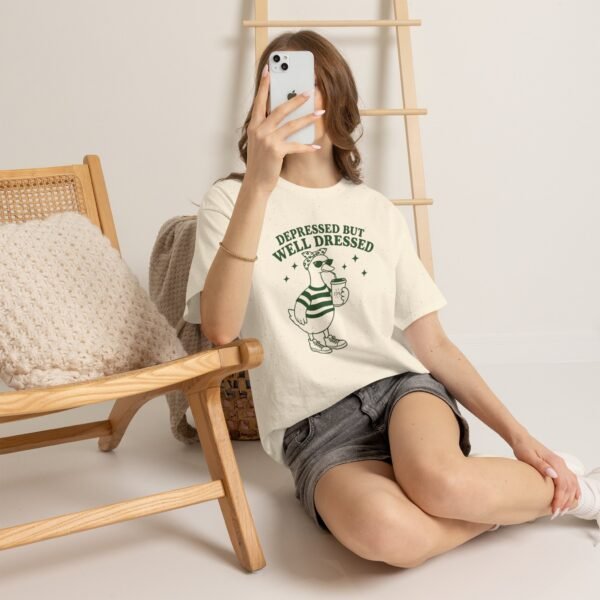 Depressed But Well Dressed Goose T-Shirt