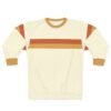 Vintage Retro Striped Women Sweatshirt