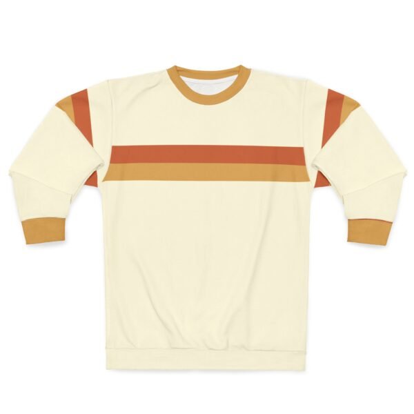 Vintage Retro Striped Women Sweatshirt