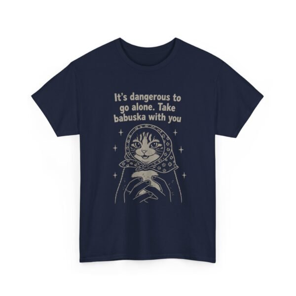 Funny Cat Babushka T-Shirt