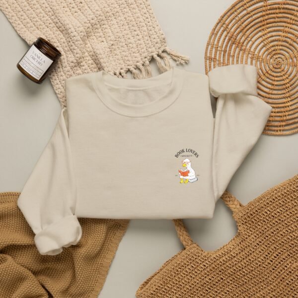 718483630385288399_2048.jpeg Book Lover Embroidered Sweatshirt