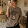 Funny Cat Lover T-Shirt Cute Lazy Cat Graphic Tee(1) Funny I Woke Up Like This Cat Shirt featuring a cute lazy cat graphic on a Gildan 5000 unisex t-shirt for cat lovers
