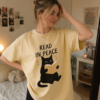 Read In Peace Cat T-Shirt