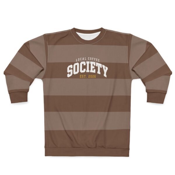 Local Coffee Society Striped Sweatshirt