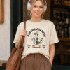 Funny Main Character Energy Goose Shirt | Cute Coffee Duck Graphic Tee | Retro Unisex T-Shirt Funny Main Character Energy Goose Shirt