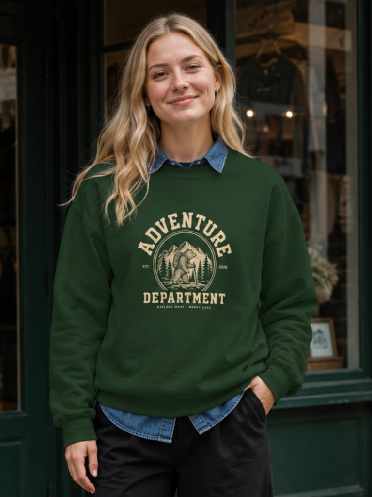 Adventure Department Camping Sweatshirt