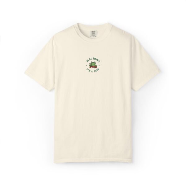 2585874387333714137_2048.jpeg Plot Twist I'm A Frog Embroidered Comfort Colors 1717 T-Shirt