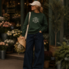 Cool Mom Club Embroidered Sweatshirt