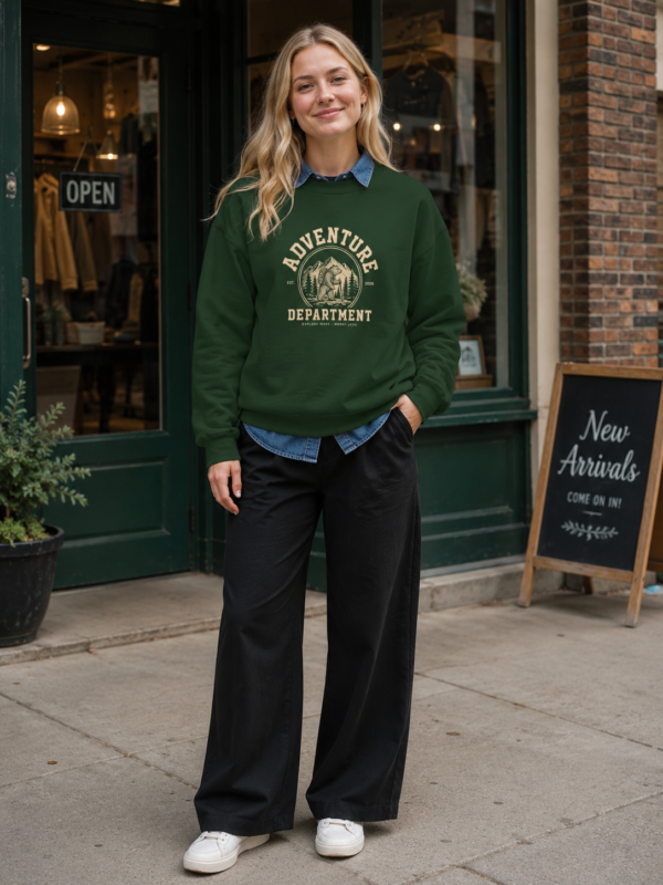 Adventure Department Camping Sweatshirt