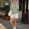 Funny Frog Embroidered Shirt Plot Twist I'm A Frog Comfort Colors 1717 Vintage Tee Plot Twist I'm A Frog Embroidered Comfort Colors 1717 T-Shirt